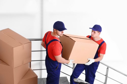 Professional Streatham removals team preparing a local move with careful handling
