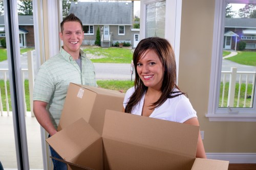 Professional removal team helping with a house move in Streatham