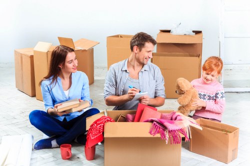 Office move checklist and relocation preparation materials in Streatham