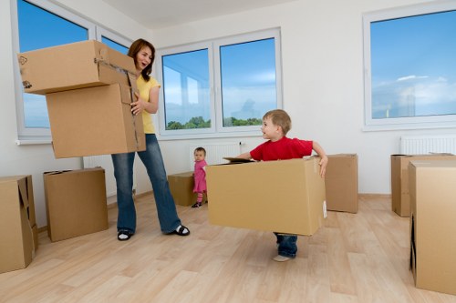 Waste separation and lawful disposal during a removals service