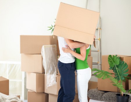 Professional removal van prepared for a Streatham house move